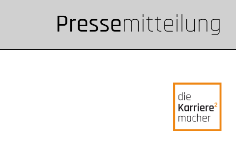 Wort-Bild-Grafik für Pressemitteilungen der Karrieremacher