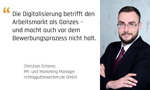 Foto: Christian Scherer, PR und Marketing Manager, richtiggutbewerben.de; Gastautor bei unserer Blogparade "Mentoring in Deutschland 2017"