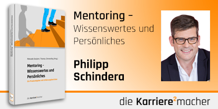 Foto: Mitautor Philipp Schindera des Buches Mentoring - Wissenswertes und Persönliches